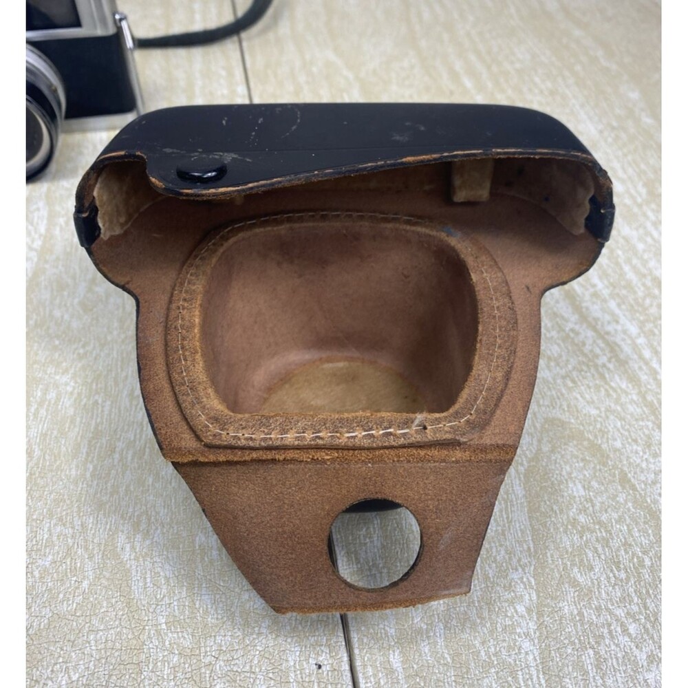 Minolta Hi-Matic 7s Camera w/Milnolta Leather Case & Seiko Lens - UNTESTED AS/IS - Picture 5 of 16